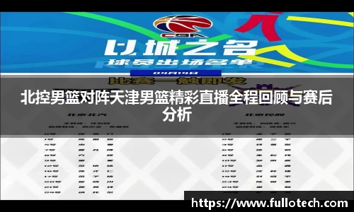 北控男篮对阵天津男篮精彩直播全程回顾与赛后分析